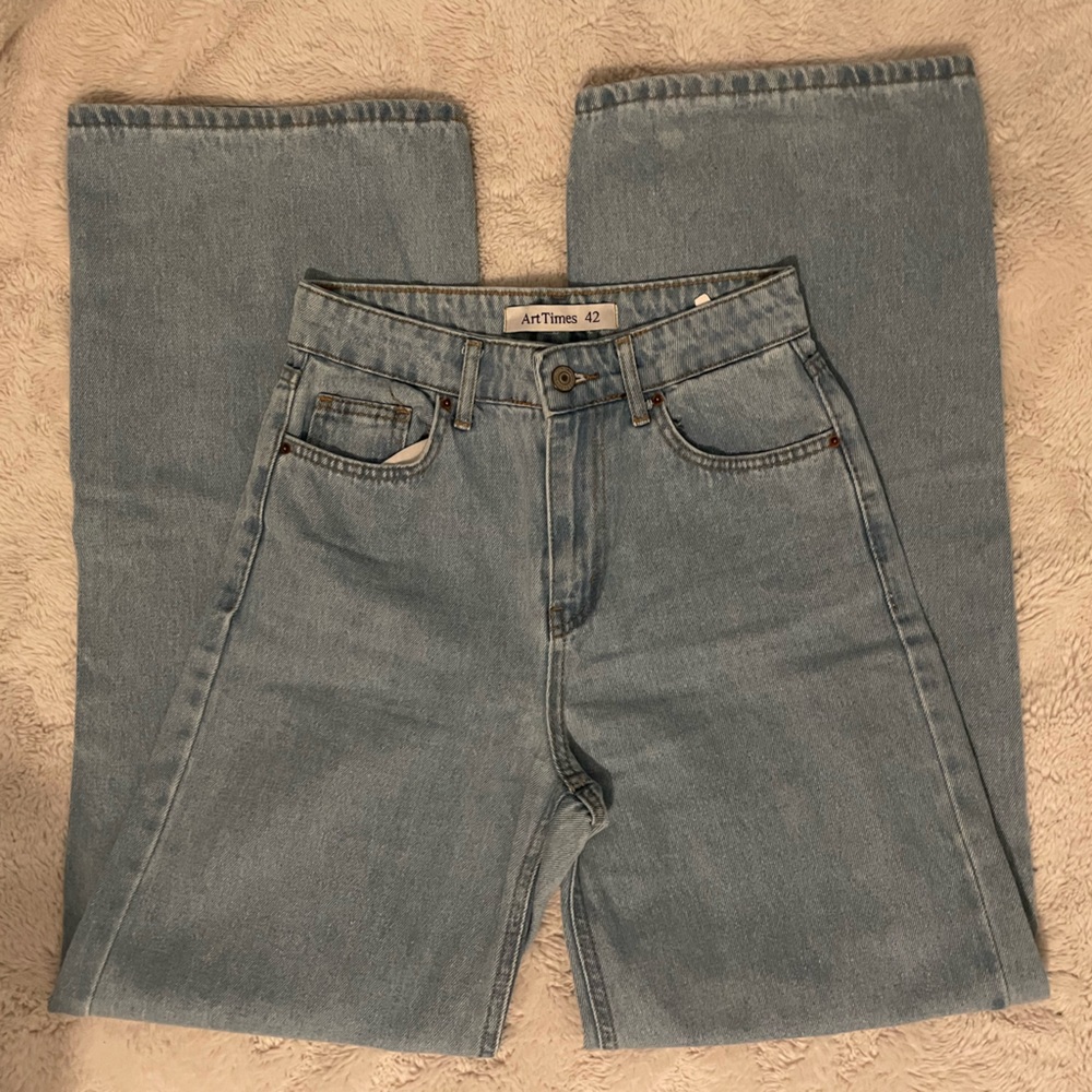 ArtTimes 42 High Rise Wide Leg Jeans